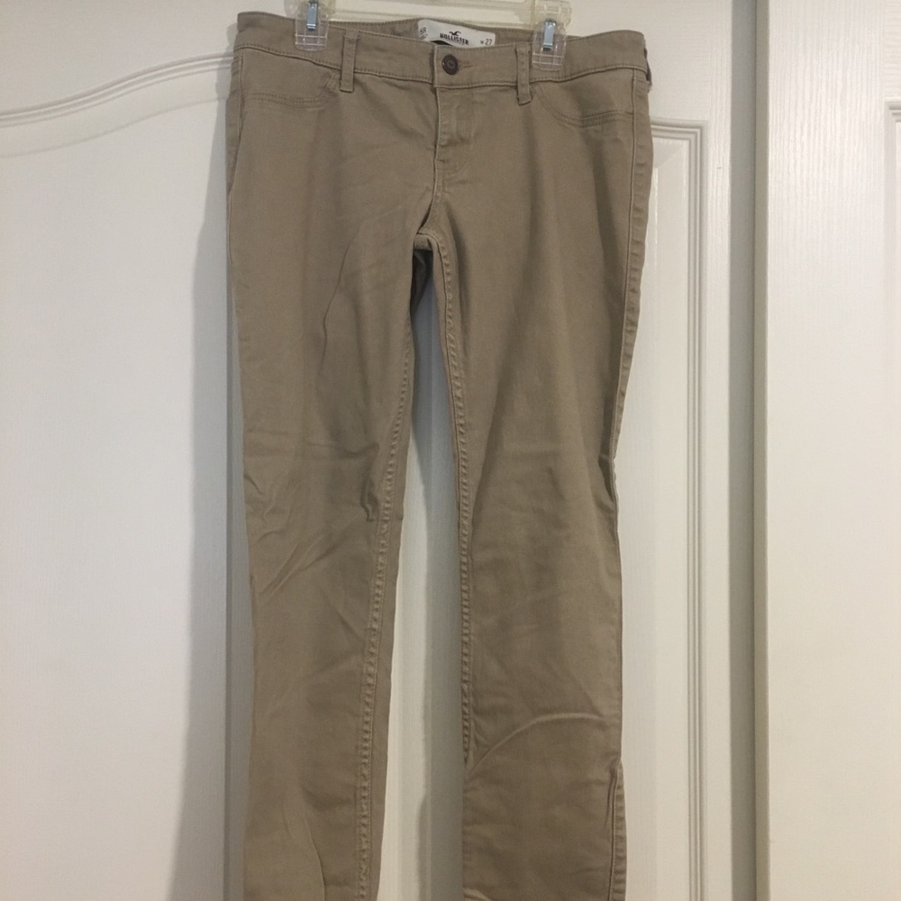 hollister khaki jeans